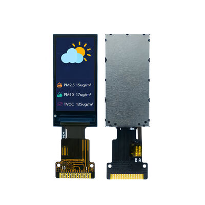 096인치 TFT LCD 모듈 80x160 SPI 인터페이스, ST7735S 드라이버, 초소형