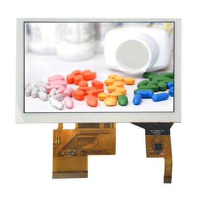 5인치 PCAP TFT 디스플레이 800*480 RGB 인터페이스 자동화 제어 화면용 용량 터치 패널