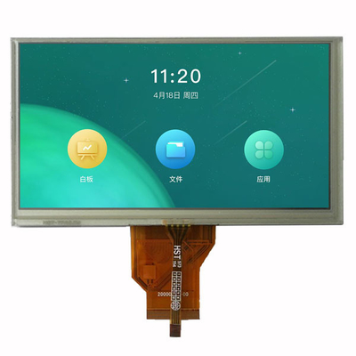6.5 인치 800x480 산업 TFT LCD 디스플레이 RGB 인터페이스 50 핀 터치