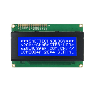 SFBM2004HX-A-Y 20x4 캐릭터 LCD 디스플레이 모듈 3V STN 노란색/녹색 SPLC780D 호환 kontrast 조정 VO 핀 쉬운 튜닝