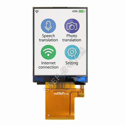 MCU 인터페이스와 240x320 2.4 인치 TFT LCD 디스플레이 모듈 ST7789V IC