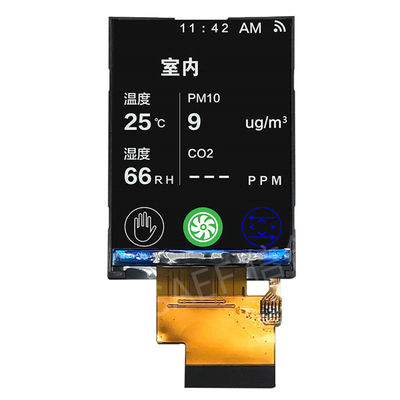 2.4 인치 240x320 픽셀 TFT LCD 디스플레이, TFT LCD 디스플레이 중국 공장 2.4 인치