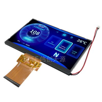 LVDS 인터페이스와 고정 헤드 디스크 전망 IPS TFT LCD 디스플레이 5.7 인치 60 핀
