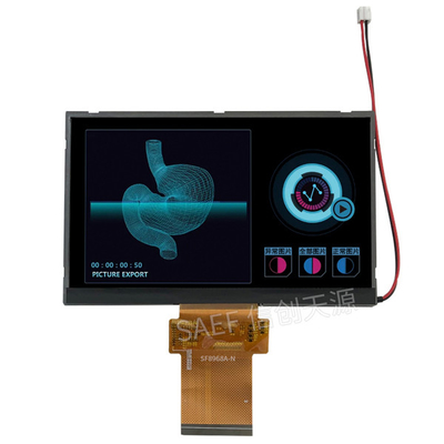 고정 헤드 디스크 전망 터치 스크린 LCD TFT 60 핀 5.7 " 인치 LVDS 인터페이스