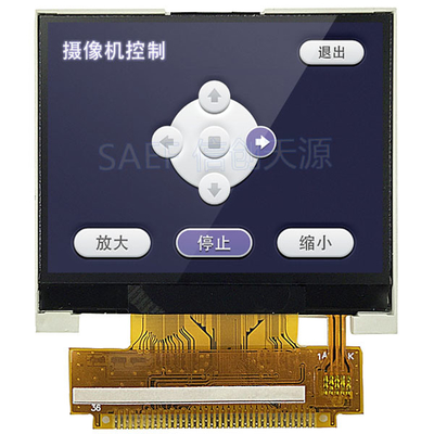 320x240 의학 LCD 터치 스크린 2.3 인치 ILI9342C MCU 8비트는 36개 핀을 조화시킵니다