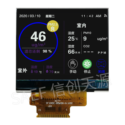 ILI9342C 드라이버 SPI 인터페이스와 우주선 조립 시설 QVGA TFT LCD 디스플레이 2 인치