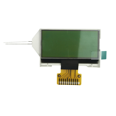 SPI 인터페이스 128x64 COG LCD 모듈 황록색 배경색