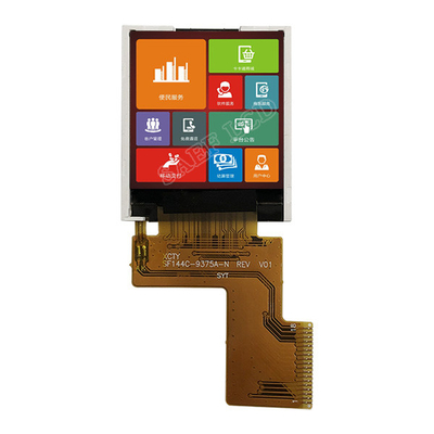 18 핀 1.44 인치 사각형 TFT LCD 디스플레이, 128x128 LCD 디스플레이 MCU 8비트 인터페이스