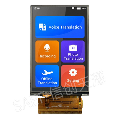 3.5인치 터치 TFT LCD 디스플레이 HVGA TN 타입 320X480 MCU 16비트 인터페이스