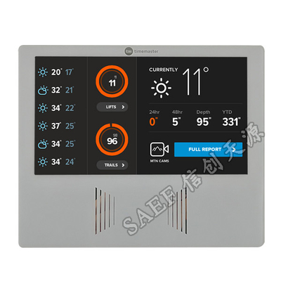 1024x600은 7 인치 TFT LCD 모듈 터치 50 핀 IPS 가득 찬 시야 각도에 점을 찍습니다