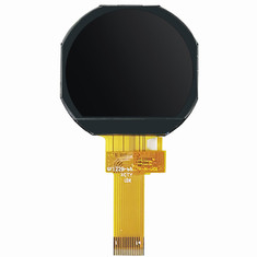 1.22 &quot; TFT LCD 스크린 240x204는 라운드 형상 IPS 가득 찬 시야 각도 SPI 인터페이스 TFT LCD 스크린에 점을 찍습니다