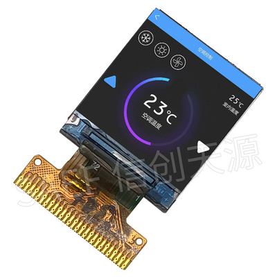 백색 LED 백라이트와의 0.85개의 평방 인치 LCD 디스플레이 128x128 IPS MCU 인터페이스