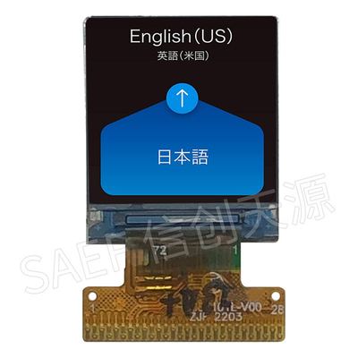 품질 0.85 인치 IPS TFT LCD, MCU 인터페이스와 함께 사각형 타입 TFT LCD 디스플레이
