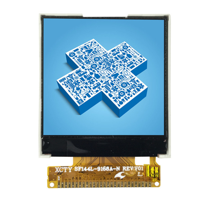 사각형 작은 LCD 디스플레이 화면, TFT LCD 1.44 인치 128x128 MUC 8 비트 인터페이스