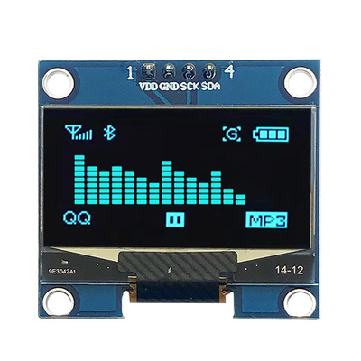 수동 매트릭스 1.3은 I2C OLED 디스플레이 128x64 COG PCB 4 핀으로 조금씩 움직입니다