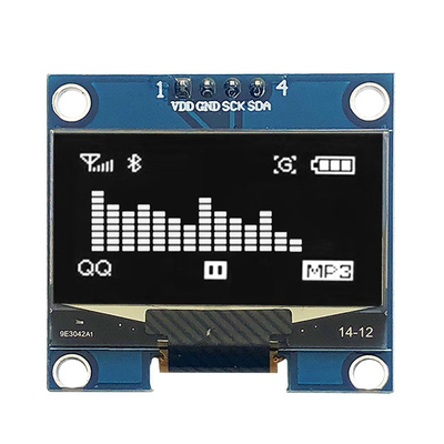 수동 매트릭스 1.3은 I2C OLED 디스플레이 128x64 COG PCB 4 핀으로 조금씩 움직입니다