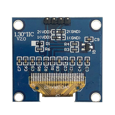 수동 매트릭스 1.3은 I2C OLED 디스플레이 128x64 COG PCB 4 핀으로 조금씩 움직입니다