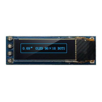 적합한 4 핀 96x16 OLED 디스플레이 모듈 0.69 인치  I2C IIC SSD1306 3V 5V