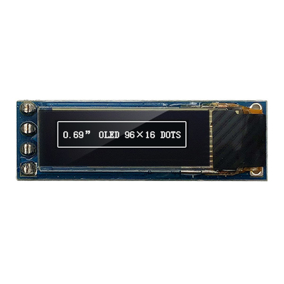 적합한 4 핀 96x16 OLED 디스플레이 모듈 0.69 인치  I2C IIC SSD1306 3V 5V