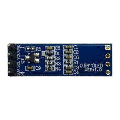 적합한 4 핀 96x16 OLED 디스플레이 모듈 0.69 인치  I2C IIC SSD1306 3V 5V