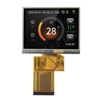 QVGA 320x240 3.5 인치 TFT 디스플레이 RGB는 54개 핀을 주도하는 백라이트와 공유합니다