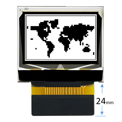 0.42인치 작은 OLED 화면 72x40 그래픽 ZIF 연결 SPI 및 IIC 인터페이스