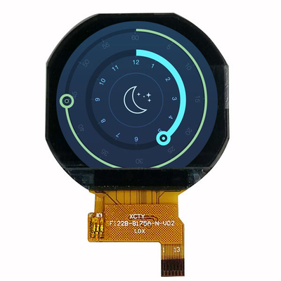 작은 순환 LCD 디스플레이, 라운드 LCD 모듈 Spi MCU 인터페이스 1.22 인치